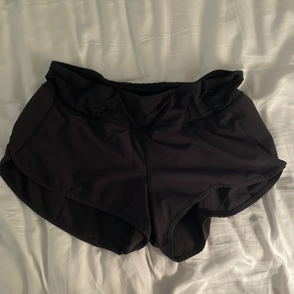 Lulu lemon speed up shorts 2.5 black - Picture 1 of 4